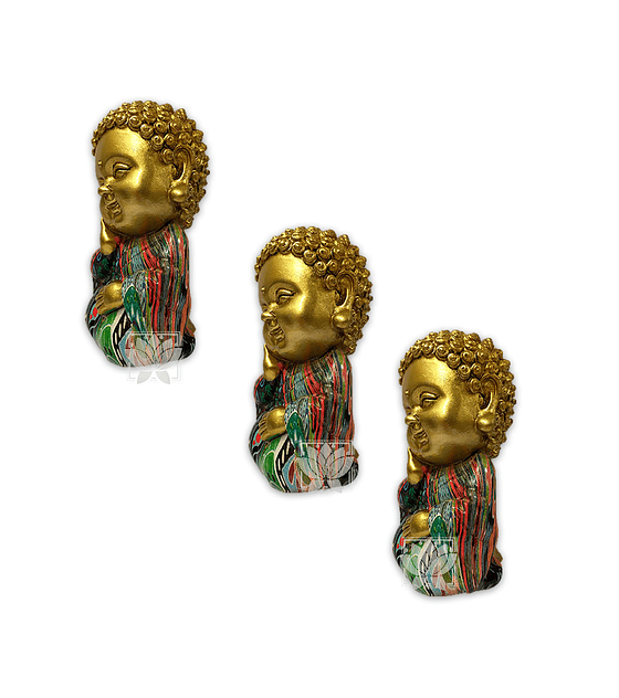 Set Figura Buda  Pensando  3,5" JI21-165