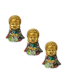 Set Figura Buda  Meditando   3,5" JI21-167