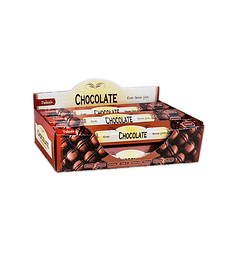 Incienso Tulasi Hexagonal  Aromaterapia Chocolate