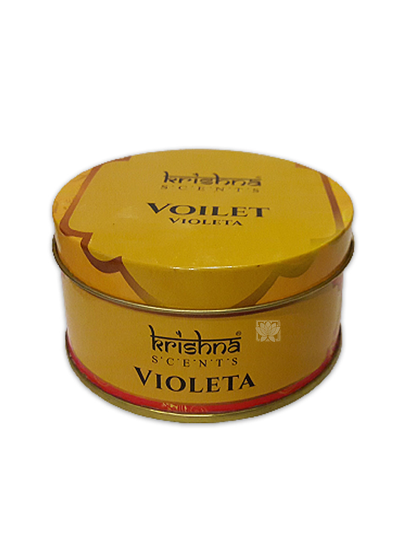 Vela Aromaticas Lata Triple Mecha Violeta