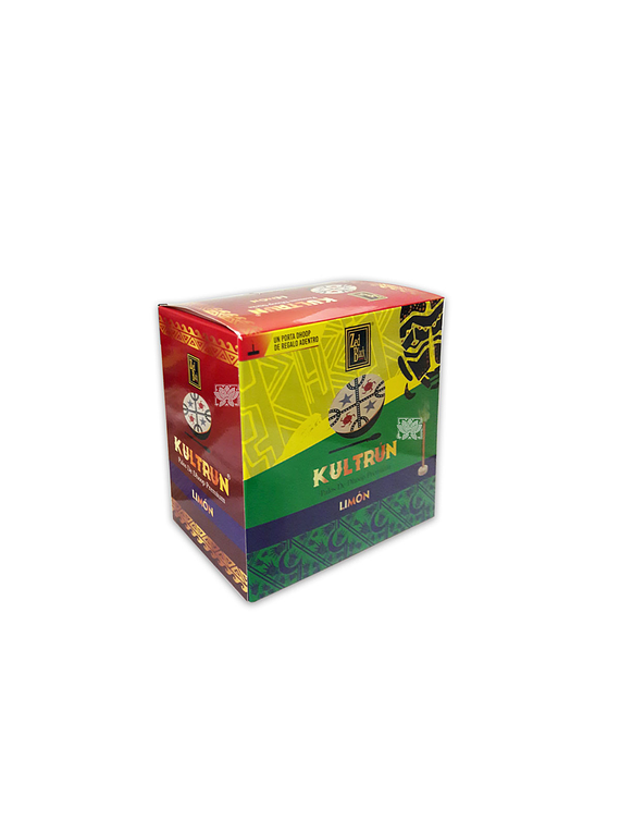 Incienso Zed Black Kultrún  Dhoop 30gr Limón