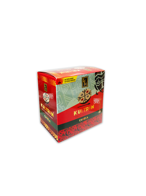 Incienso Zed Black Kultrún  Dhoop 30gr Canela