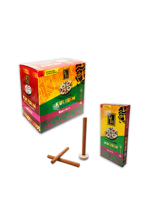 Incienso Zed Black Kultrún  Dhoop 30gr Mango