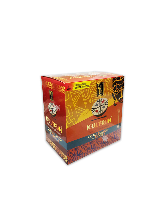 Incienso Zed Black Kultrún  Dhoop 30gr  Copal Blanco + Canela 