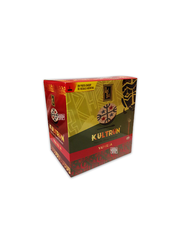 Incienso Zed Black Kultrún  Dhoop 30gr  Vainilla