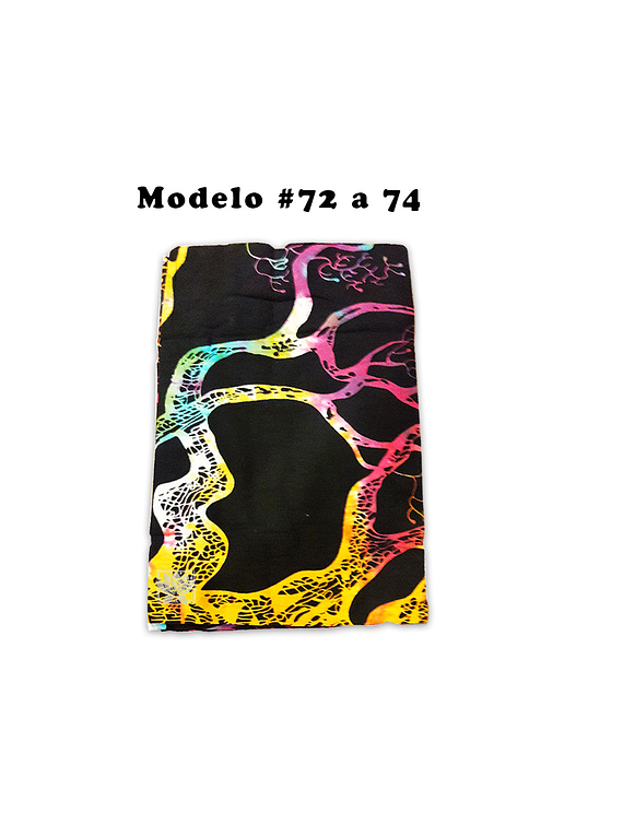 Cubrecama de Algodon Con Diseño # 72 a 74