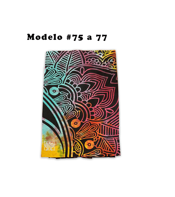 Cubrecama  de Algodon Con Diseño # 75 a 77