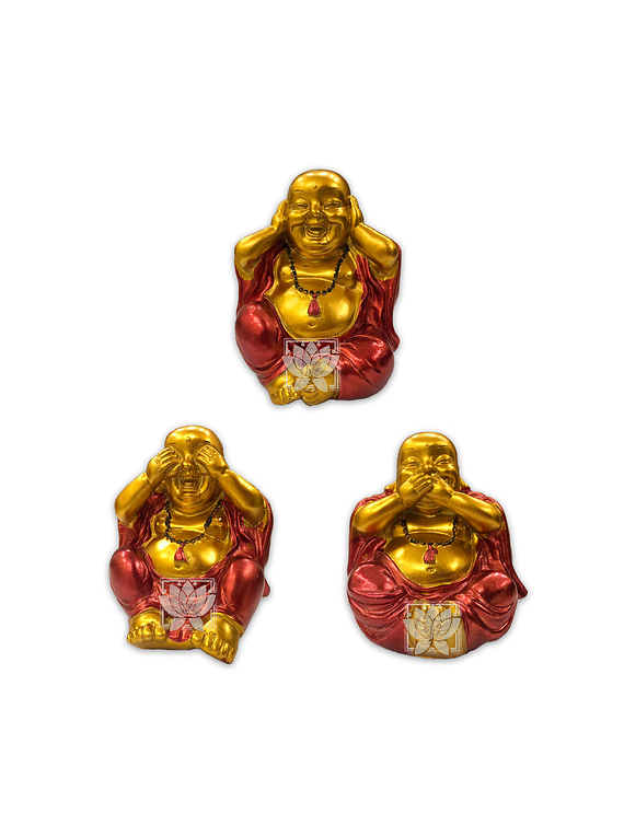 Figura Buda Sonriente Dorado  4