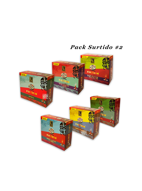 Incienso Kultrun Cono  Pack Aromas Surtidos #2