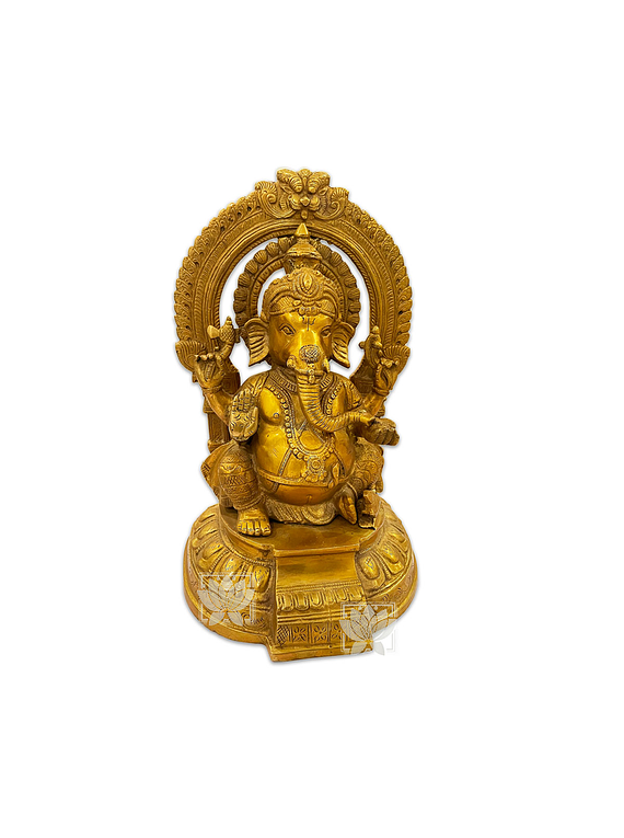 Dios Ganesh Grande con Arco   11,5