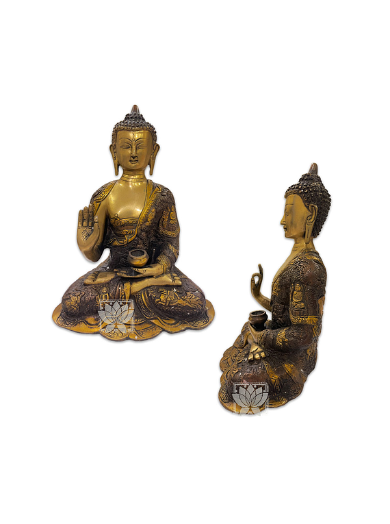 Buda Meditando en Bronce  11,5