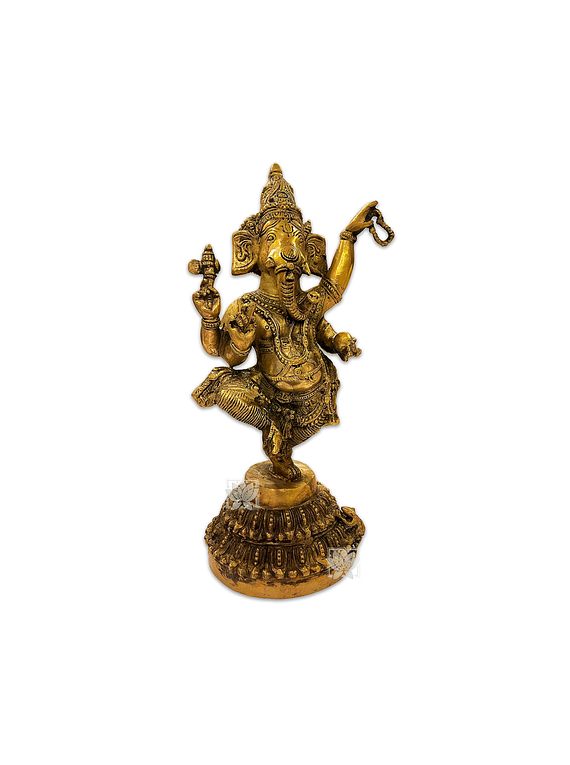 Ganesh Danzando en Bronce 14,5