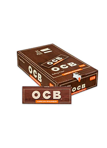 Papelillo OCB Virgin 1 1/4  Caja de 25Und
