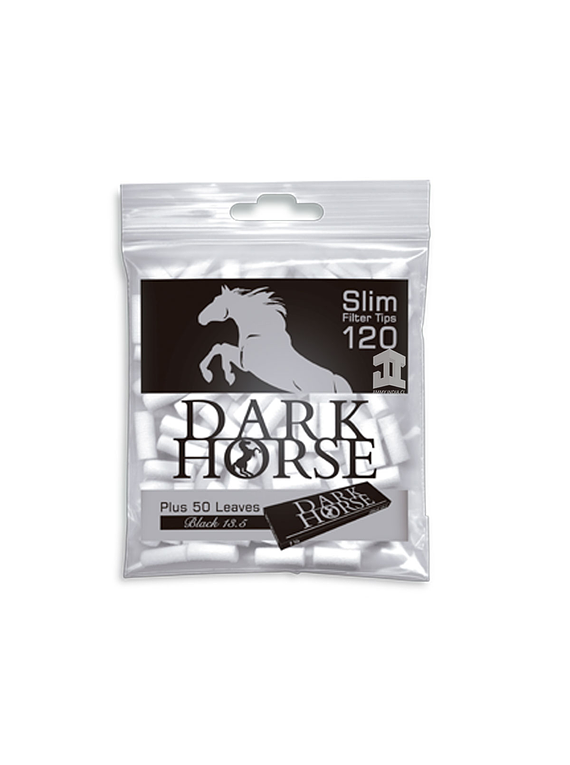 Dark Horse Filtro Slim 120 + Papelillo Black Display X 34