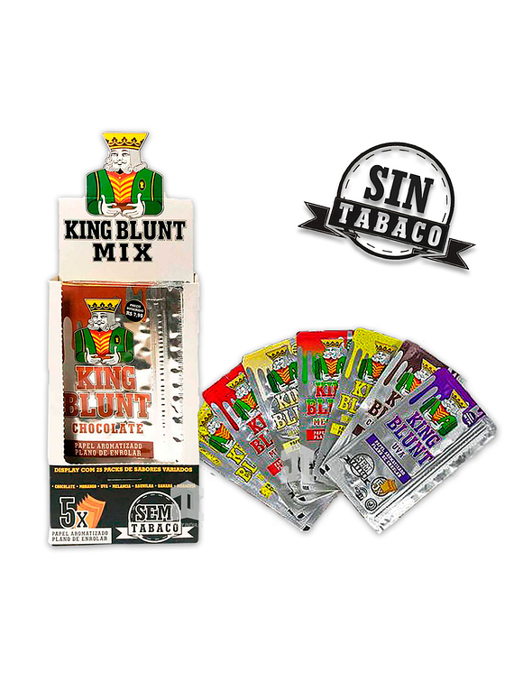 Papelillo King Blunt  x5  Surtido MIX