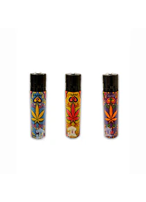Encendedores i-Lighter Sleeve Green Leaf -2 30Und