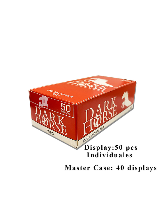 Papelillo Dark Horse Red Nº1 Caja de 50