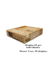 Papelillo Dark Horse King Size Slim Brown, Caja de 25