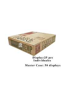 Papelillo Dark Horse Sabana Slim Bio / Hemp Caja de 25
