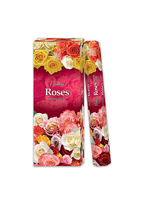 Incienso Formato Hexagonal Floral  Rosa 