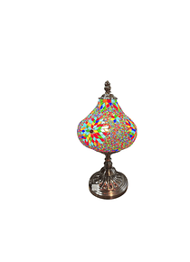 Lámpara de Mesa Turvca de Mosaico 16" DG003-ST