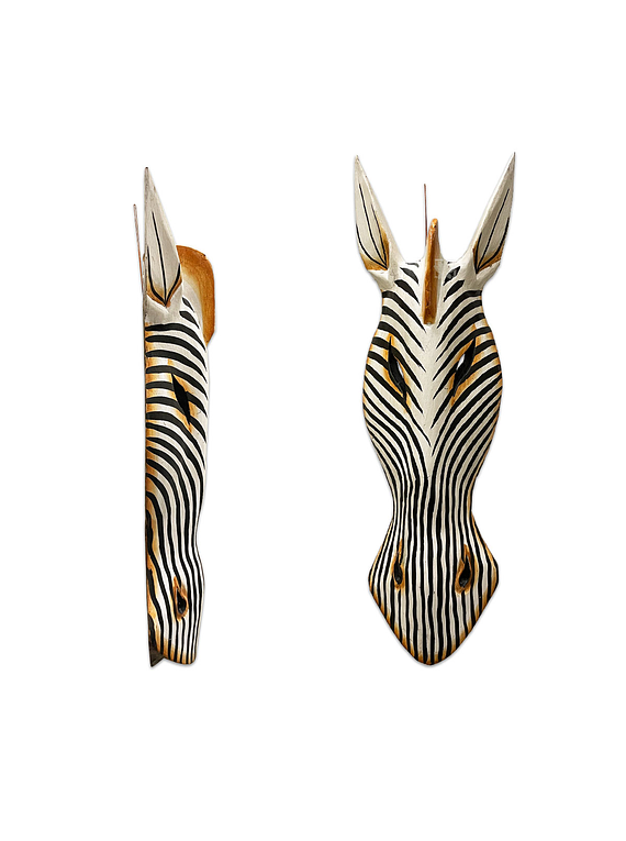 Mascara de Jirafa o Zebra 50cm  N°22