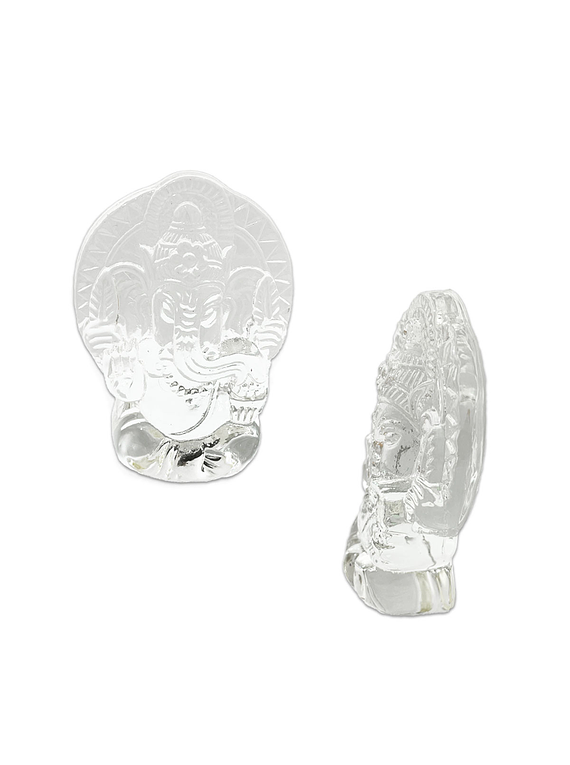 Dios Ganesh  de cristal Pequeño Transparente  JI23-171