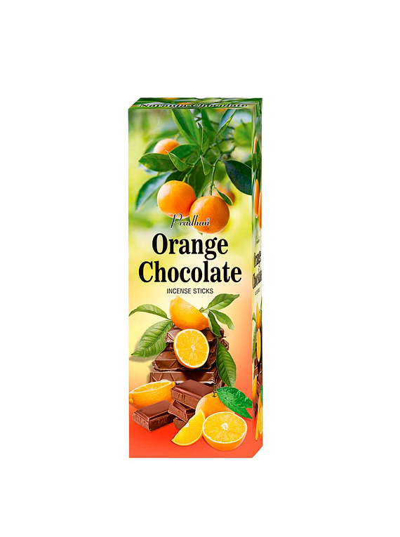 Incienso Tulasi Aromas Dobles Naranja Chocolate 