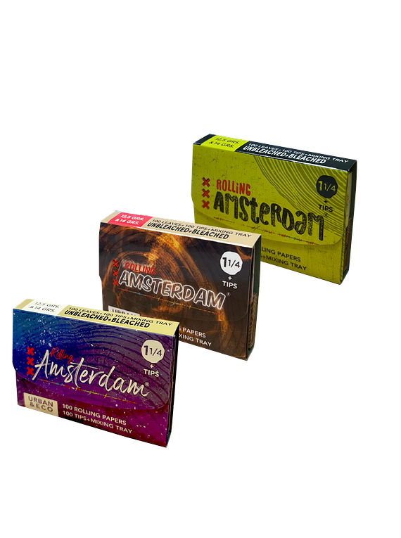 Papelillo Rolling Amsterdam  con Iman y Bandeja