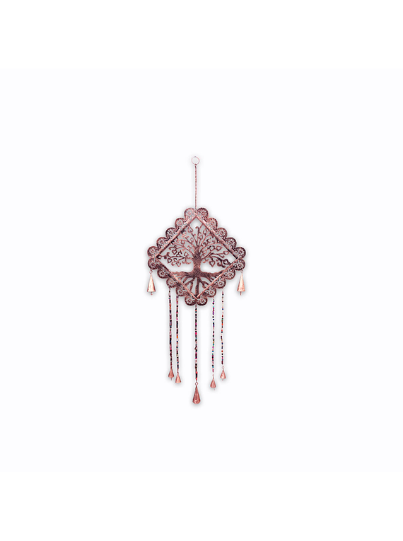 Campana De Viento Árbol Cuadrado  12