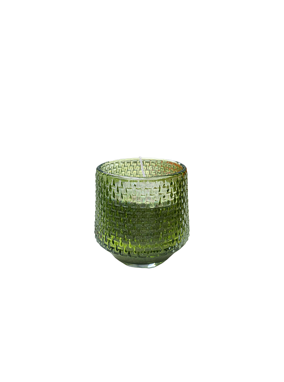 Portavela Vidrio Verde