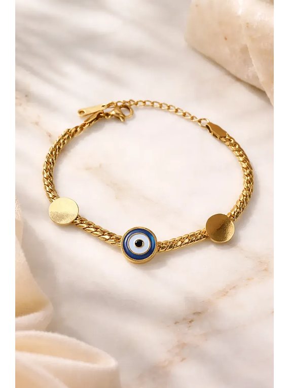 Brazalete / Tobillera de Acero inoxidable Cadena Gruesa