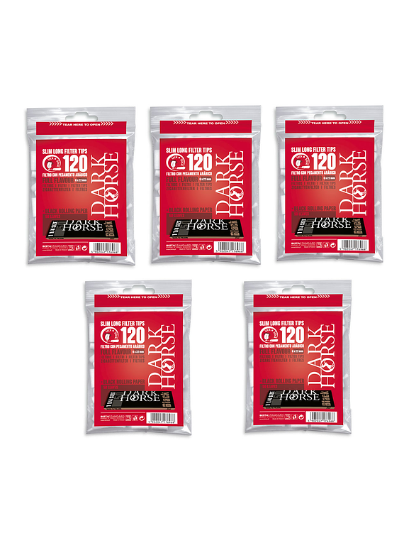 Filtro Dark Horse  Slim Long engomado 600 unidades
