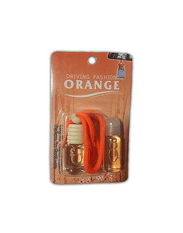Aromatizante para Auto Transparente Fragancia Naranja