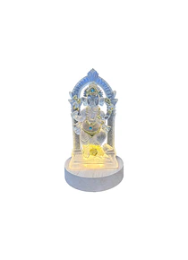 Figura Ganesha con Luz  15.5 cm