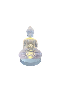 Figura Buda con Luz  17.5 cmJi25-183
