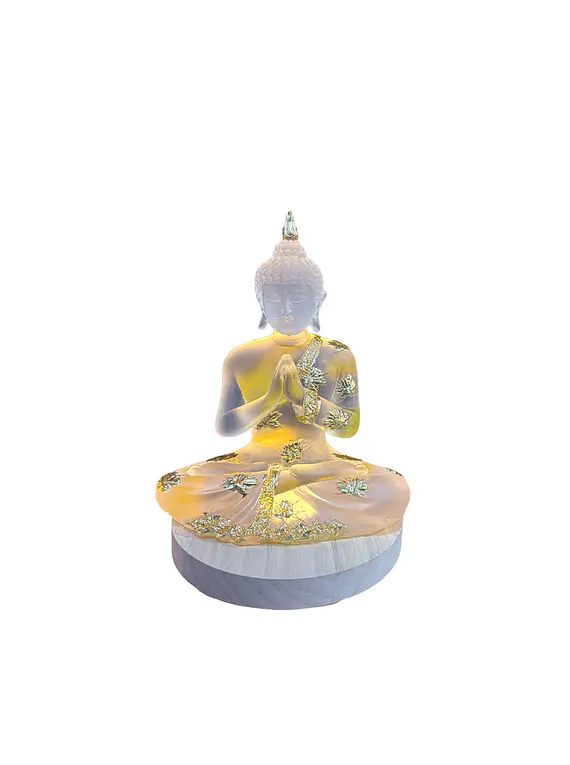 Figura Buda con Luz 21 cmJi25-182