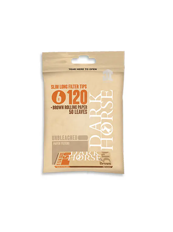 Filtro DH Slim Long Bio+ Papel Brown 600 filtros (5 bolsas)