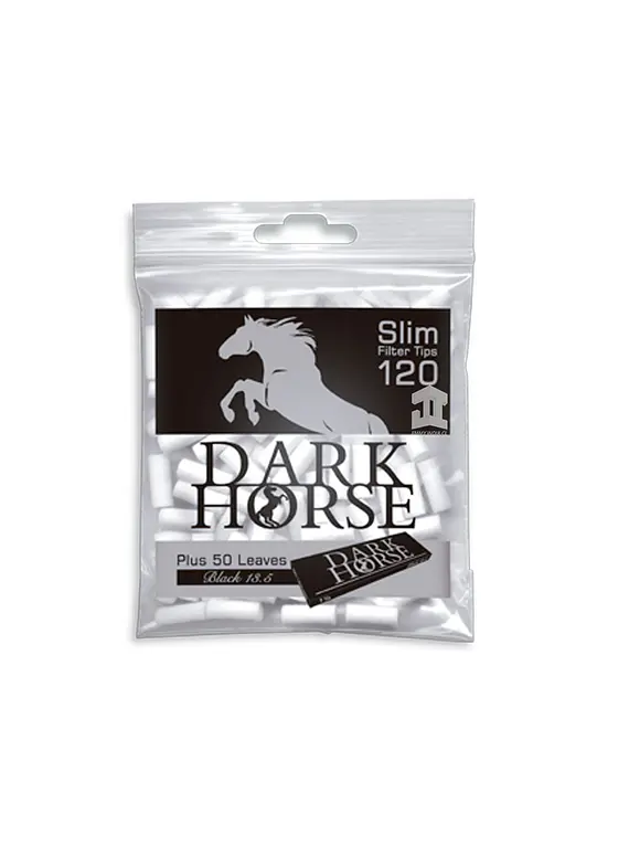 Filtro Dark Horse Slim 120 + Papelillo Black De Regalo