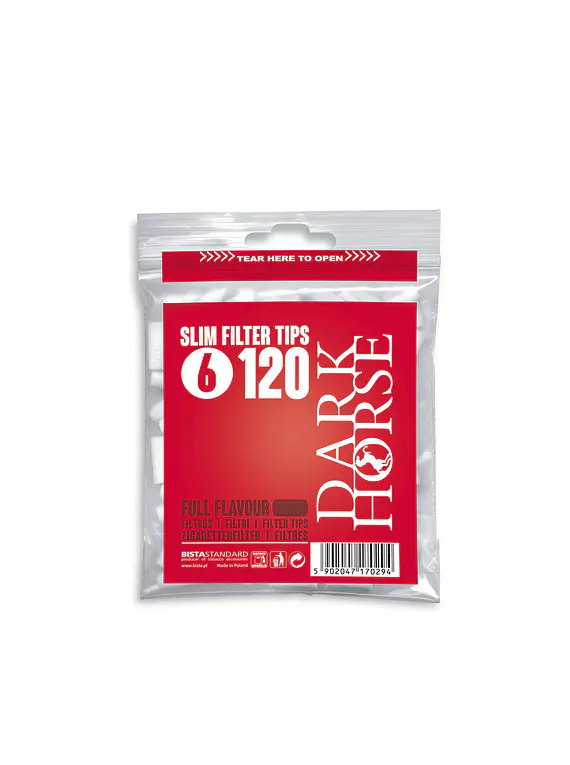 Dark Horse Slim 600 Filtros ( Pack de 5 bolsas 120 unids )