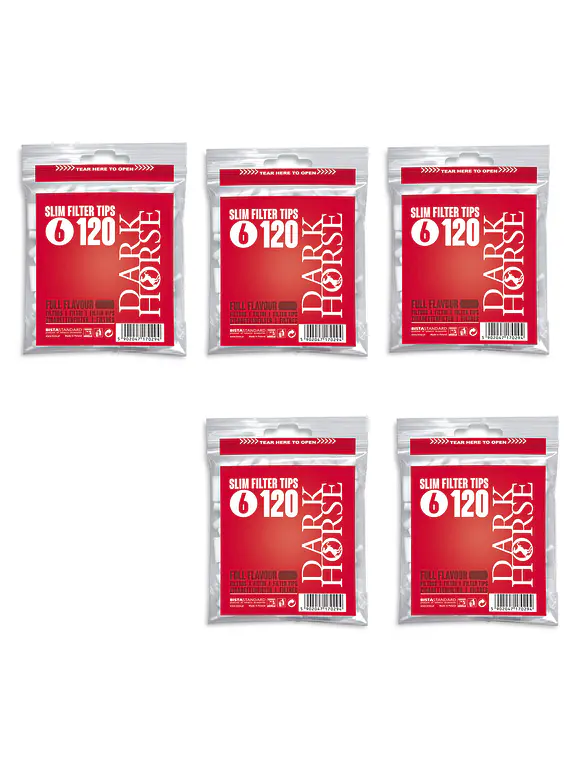 Dark Horse Slim 600 Filtros ( Pack de 5 bolsas 120 unids )