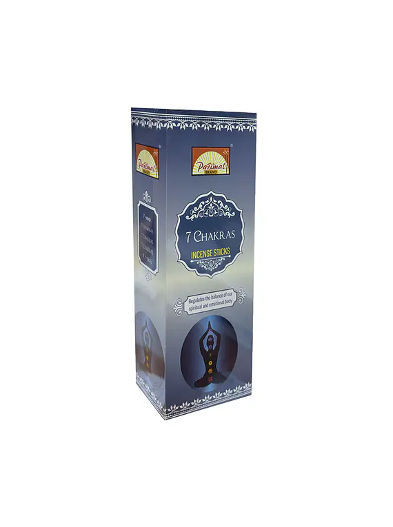 Incienso Hexagonal Parimal 7Chakras 6 Tubos
