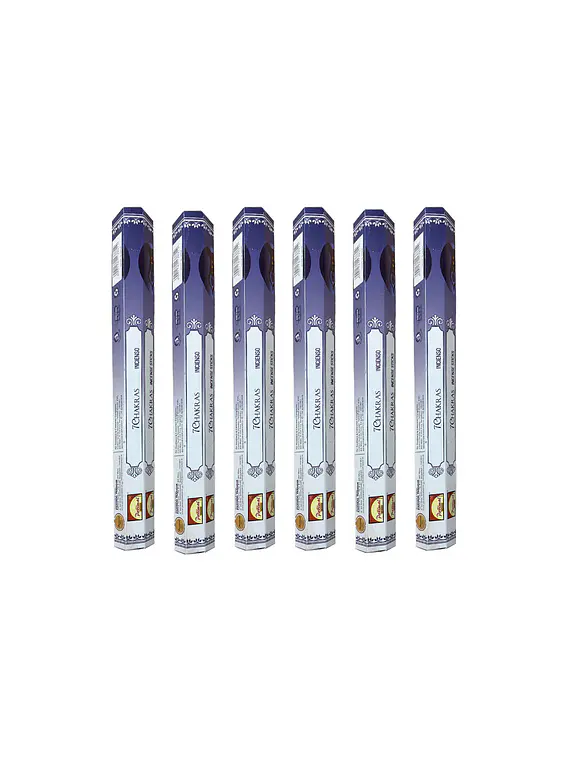 Incienso Hexagonal Parimal 7Chakras 6 Tubos