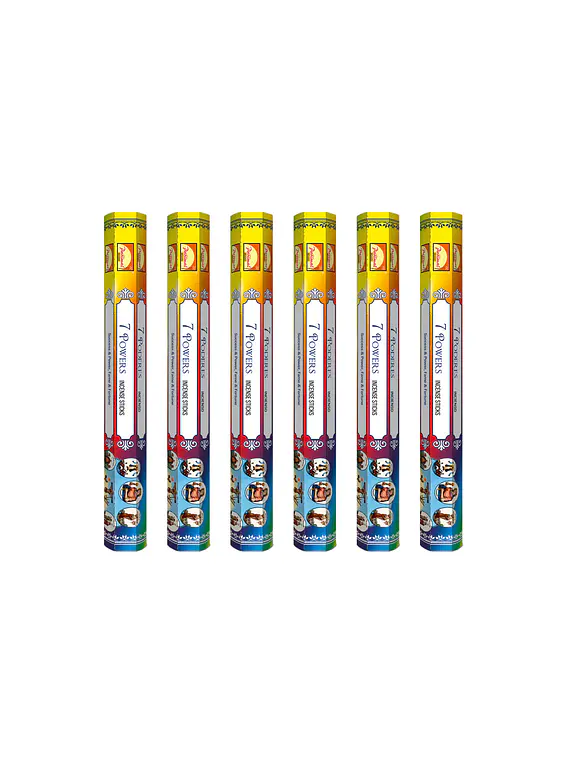 Incienso Hexagonal Parimal 7 Poderes 6 Tubos