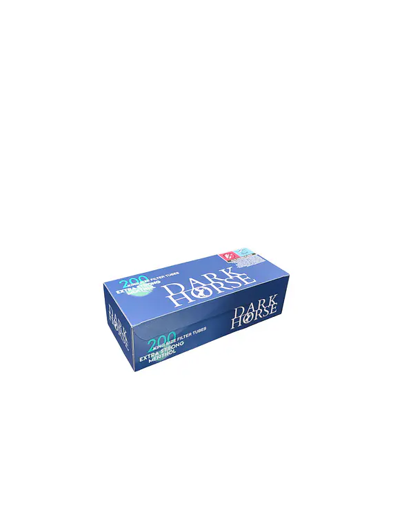 Tubo Para Rellenar Dark Horse Mentol Extra Fuerte 