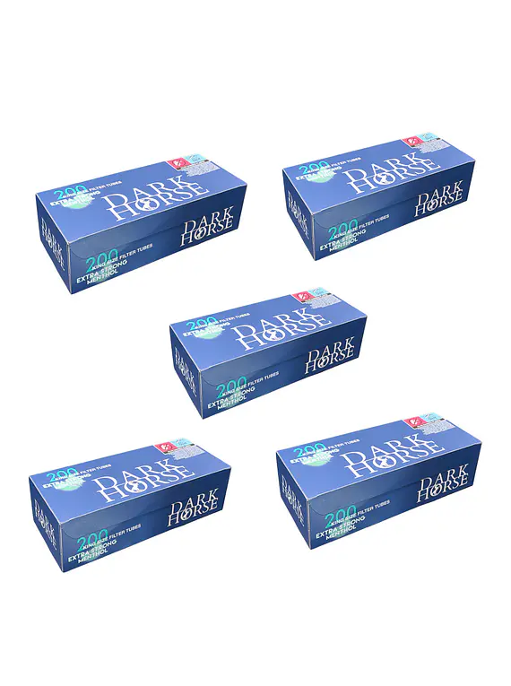 Tubo Para Rellenar Dark Horse Mentol Extra Fuerte 