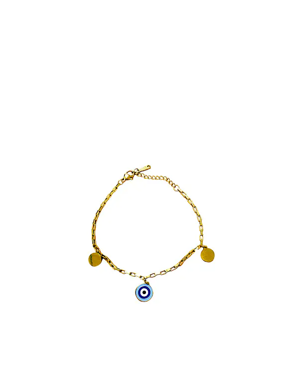 Brazalete | Pulsera de Acero inoxidable Ojo Turco