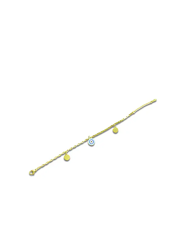 Brazalete | Pulsera de Acero inoxidable Ojo Turco