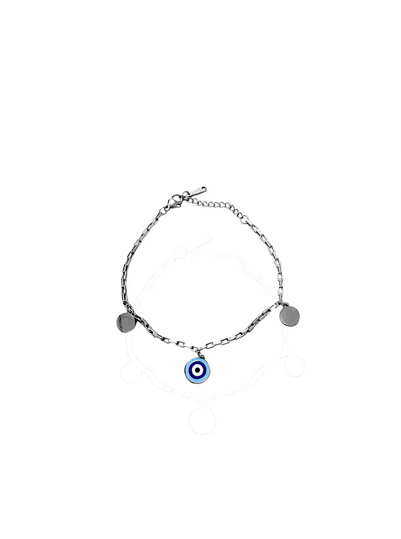 Brazalete | Pulsera de Acero inoxidable Ojo Turco
