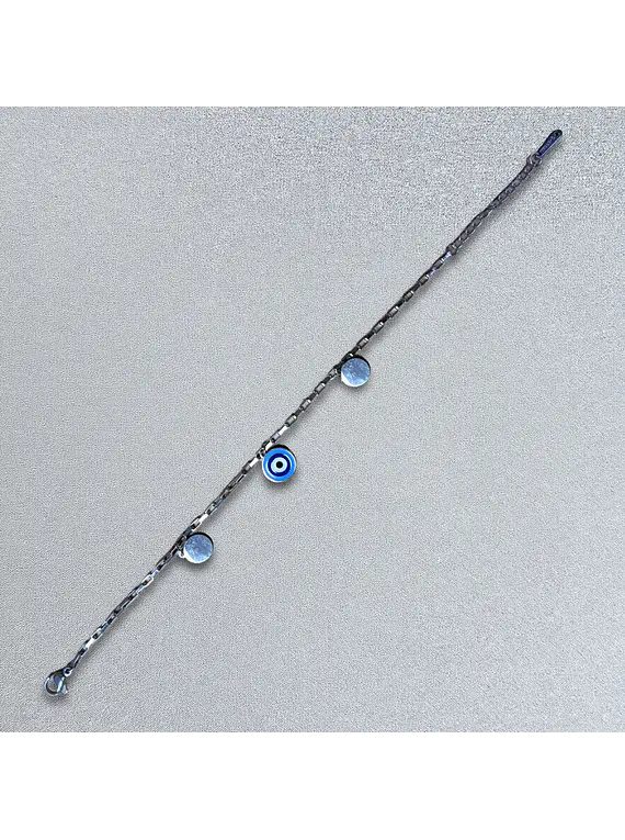 Brazalete | Pulsera de Acero inoxidable Ojo Turco